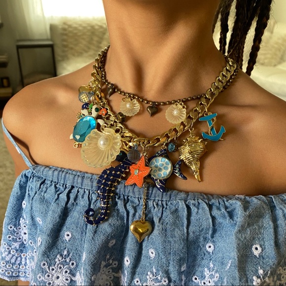 Betsey Johnson Jewelry - Rare Disney little mermaid Hersey johnson necklace